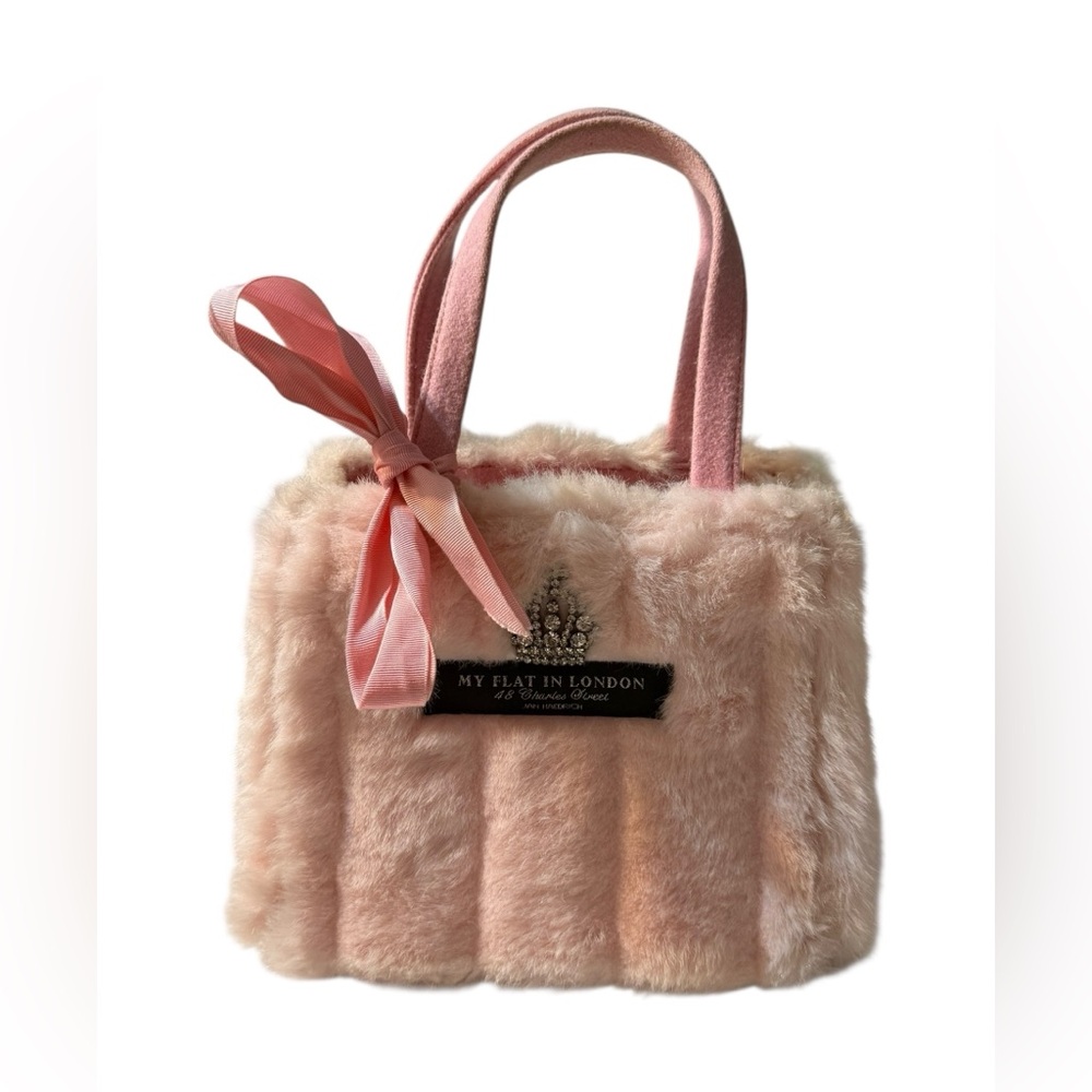 My Flat In London pink Fur Bag
